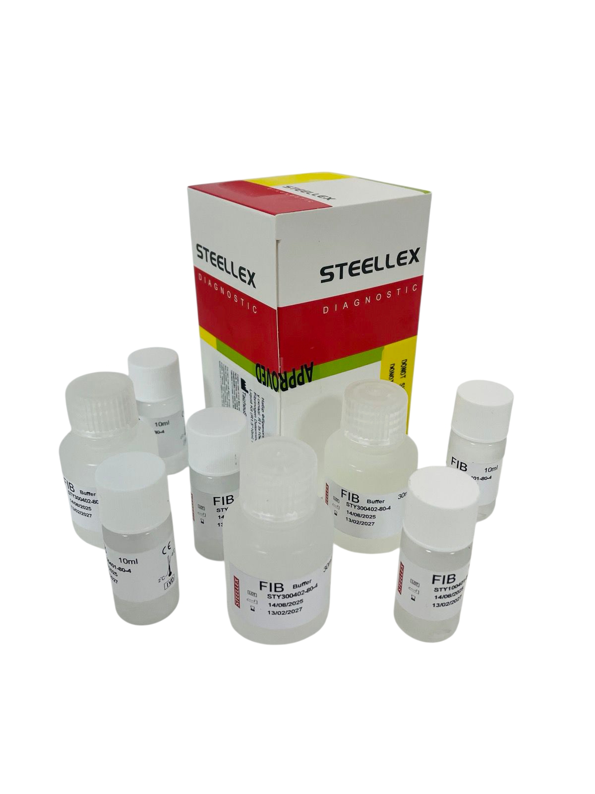 Набір Фібріноген 5х10 мл у складі: R1 5х10 мл; R2 3х30 мл